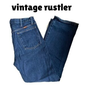 RARE🎉 Rustler • vintage Y2K classic retro dark blue denim jeans